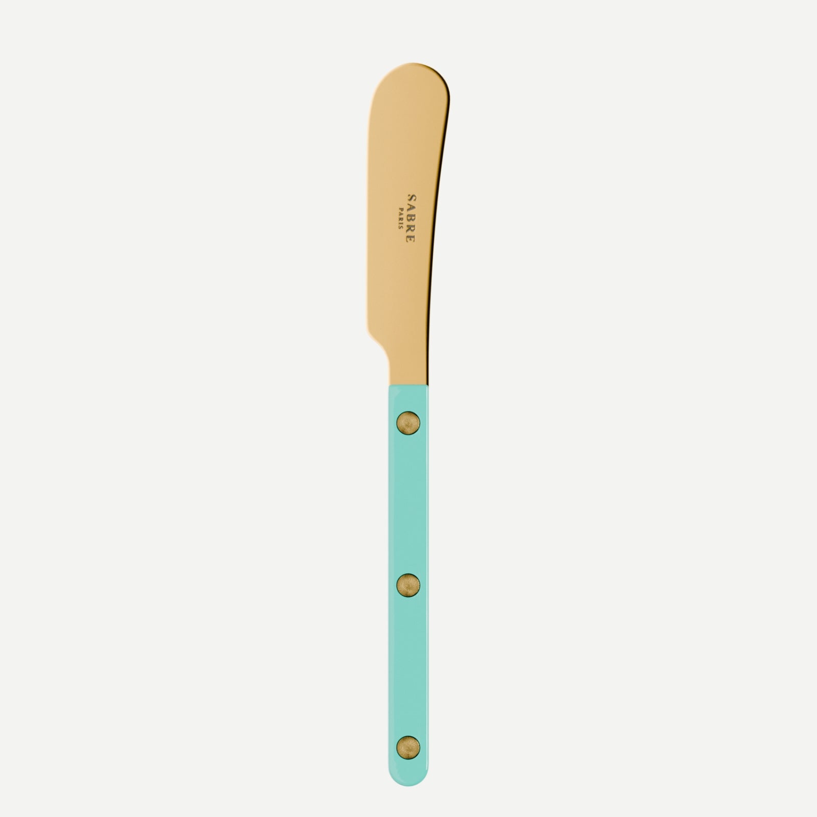 Bistrot Gold Solid, Turquoise - Butter spreader