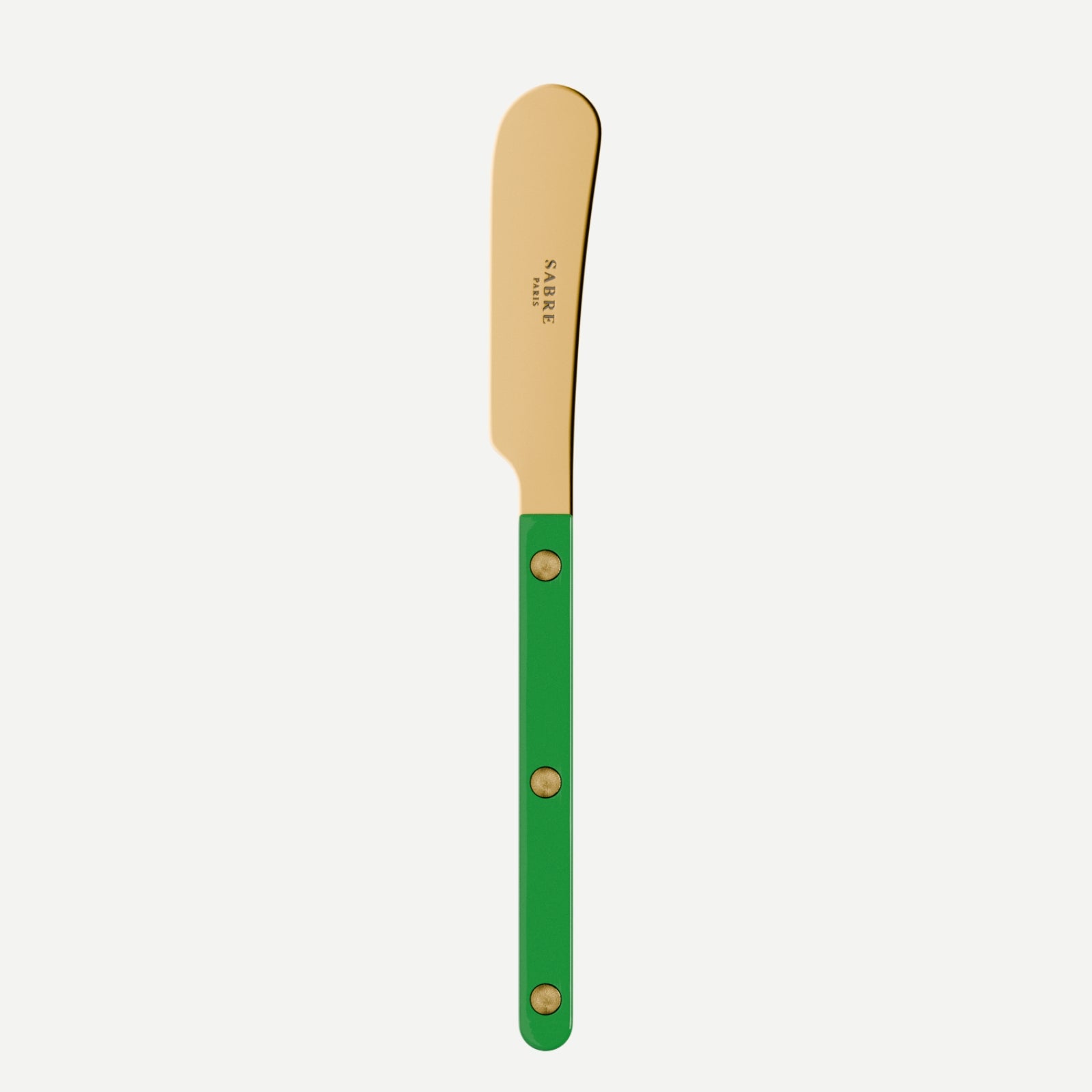 Bistrot Gold Solid, Garden green - Butter spreader