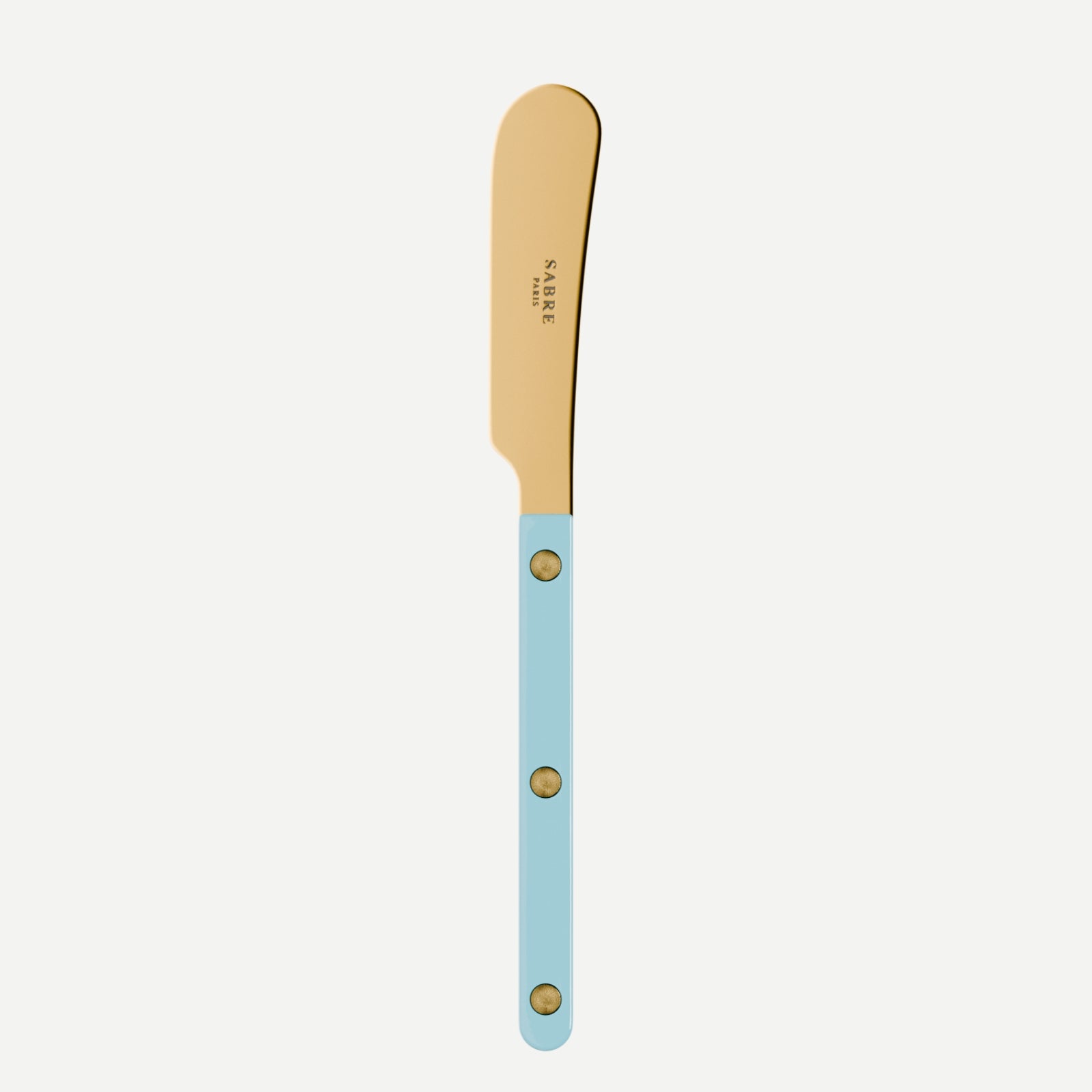 Bistrot Gold Solid, Pastel blue - Butter spreader