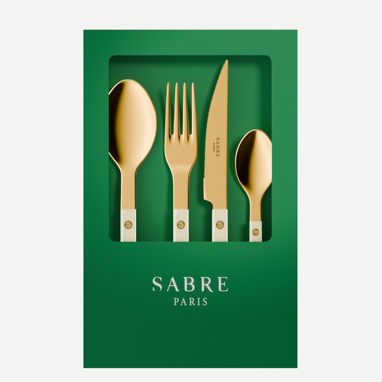 Bistrot Gold Solid, Ivory